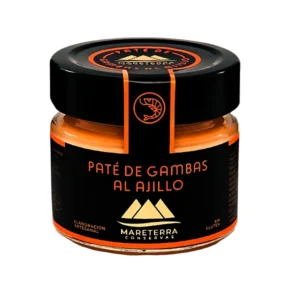 Tarro de cristal de Paté de gambas al ajillo Mareterra