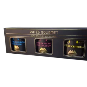 Pack personalizable de 3 patés gourmet Mareterra en tarro de cristal